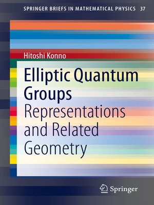 cover image of Elliptic Quantum Groups
